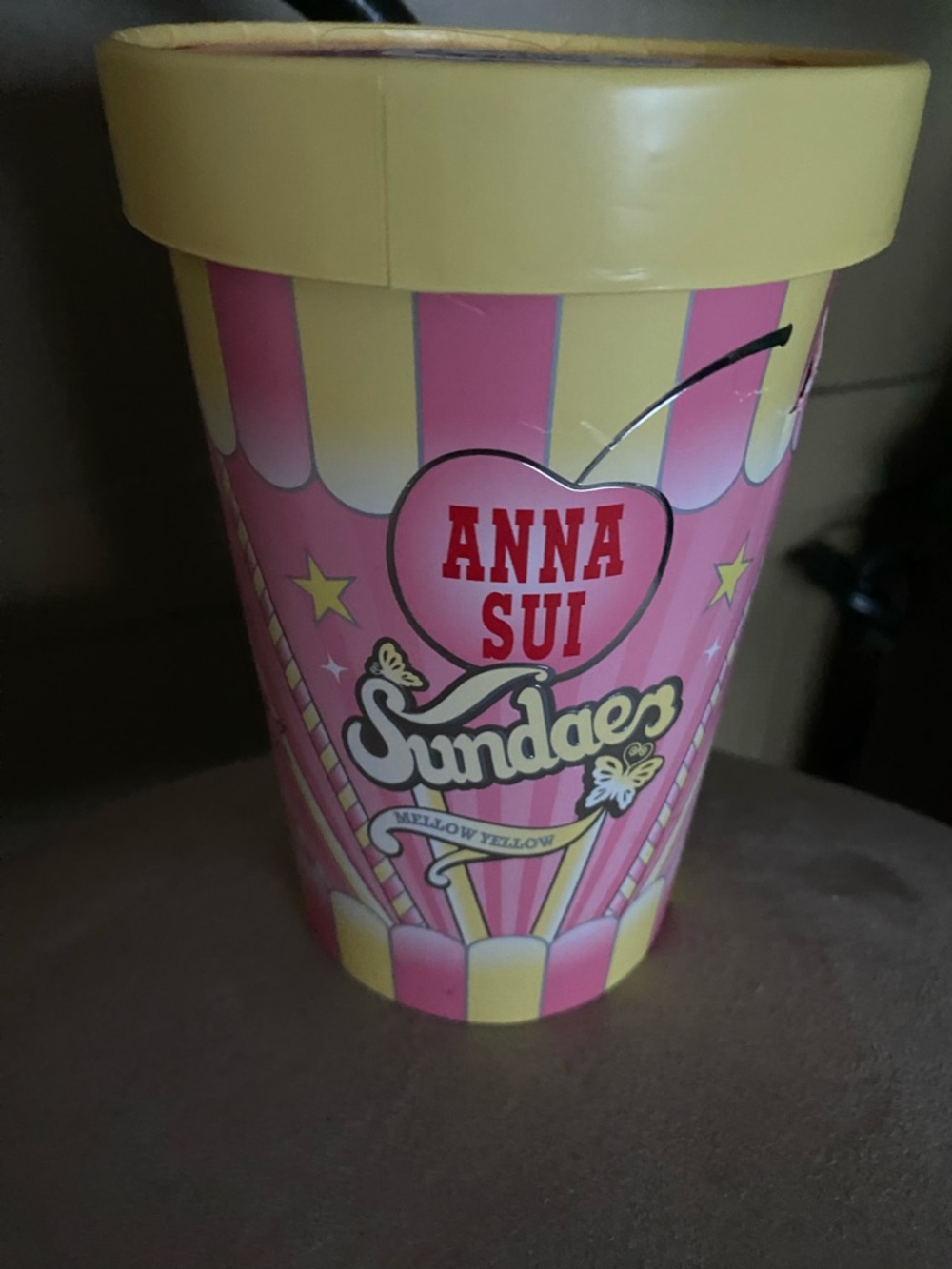 Anna Sui Pink & Yellow Sundaes Party Cup